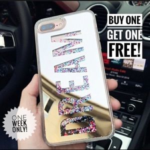 Iphone dream mirror glitter case